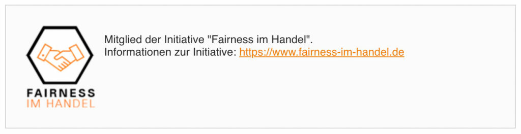 Das Logo der Initiative Fairness im Handel