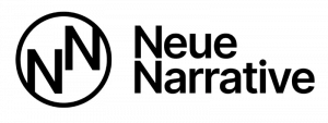 Neues narratives Logo auf weißem Hintergrund.